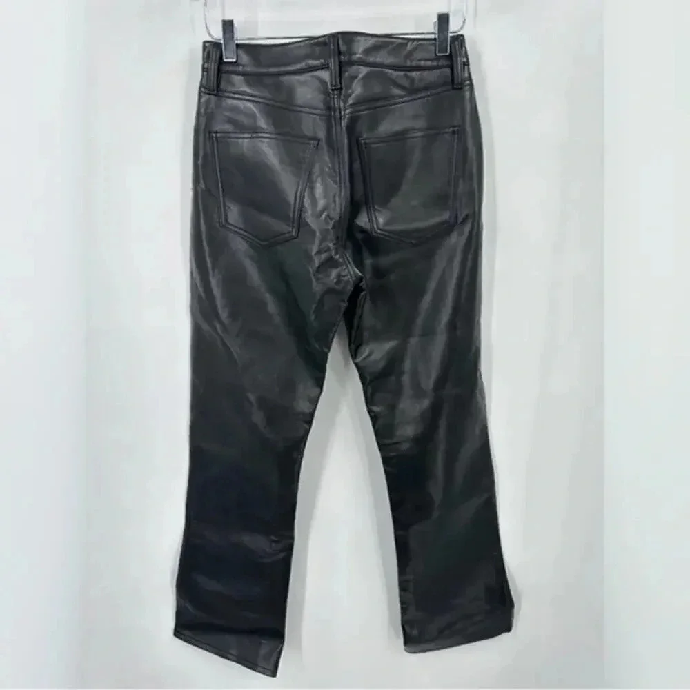AGOLDE RECYCLED LEATHER PANTS SIZE 25 B1141